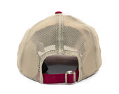 Kappe New Era - MLB Washed Mesh 9TWENTY - Oakland Athletics - Cherry / Stone