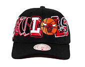 Kappe Mitchell & Ness - NBA Hyper Type Pro Snapback - Chicago Bulls - Black