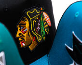 Kappe Mitchell & Ness - NHL Tremor Trucker - Chicago Blackhawks - Black