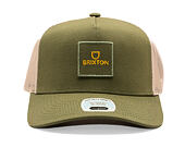 Kappe Brixton - Alpha Block X C Mp Mesh Cap - Ivy Green/Sand