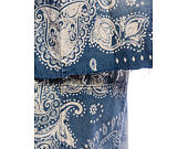 Trikot Karl Kani - Kani Paisley Denim Baseball Shirt - Blue