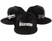 Kappe New Era - "MLB 59FIFTY Day - Velour" - Seattle Mariners - Black