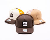 Kappe Brixton - Alpha Block Np C Mp Trucker Hat - Brown/Brown
