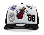 Kappe Mitchell & Ness - Gridlock Trucker - Miami Heat - White
