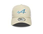 Kappe New Era - F1 Seasonal POP 9FORTY Trucker - Alpine Racing - Stone