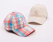 Damen Kappe New Era - MLB Check 9FORTY - NY Yankees - Pink Lift / White