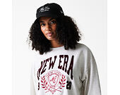 Damen Pullover New Era - Crest Crewneck - Heather Grey