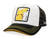 Kappe Capslab - Pokémon Trucker - Pikachu - Black / White