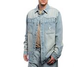 Hemd Karl Kani - Og K Western Denim Overshirt - Blue