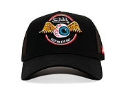 Kappe Von Dutch - Flying Eyeball Keep An Eye Out Trucker - Black