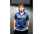 Trikot New Era - NBA Button Jersey Shirt - LA Lakers - Muted Indigo