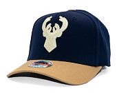 Kappe Mitchell & Ness - Sand Storm Classic Red - Milwaukee Bucks - Navy/Sand