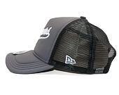 Kappe New Era - MLB Foam Script 9FORTY Trucker - LA Dodgers - Graphite