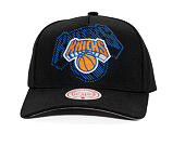 Kappe Mitchell & Ness - NBA Tilted Pro Snapback - New York Knicks - Black