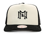 Kappe Mitchell & Ness - Branded Icon Trucker - Off White-Black