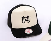 Kappe Mitchell & Ness - Branded Icon Trucker - Off White-Black