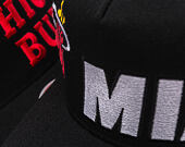 Kappe Mitchell & Ness - NBA Busted Pro - Miami Heat - Black