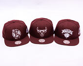 Kappe Mitchell & Ness - NBA Fashion Basic Snapback - New York Knicks - Dark Purple