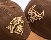 Kappe Mitchell & Ness - NBA Lux Chain Strapback - New York Knicks - Brown