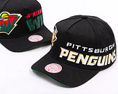 Kappe Mitchell & Ness - NHL Busted Pro - Pittsburgh Penguins - Black