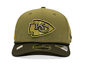 Kappe New Era - NFL25 "Salute to Service" - 9SEVENTY Stretch-Snap - Kansas City Chiefs 