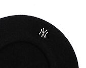 Damen Baskenmütze New Era - MLB Wool Pin Beret - NY Yankees - Black