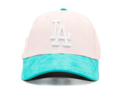 Kinder Kappe New Era - MLB Kids Cord 9FORTY - LA Dodgers - Light Pink / Mint