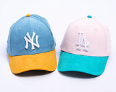 Kinder Kappe New Era - MLB Kids Cord 9FORTY - LA Dodgers - Light Pink / Mint