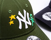 Kinder Kappe New Era - MLB Kids Space Icon 9FORTY - NY Yankees - Rifle Green