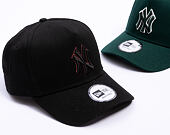 Kappe New Era - MLB Team Outline 9FORTY A-Frame - NY Yankees - Black / Burgundy