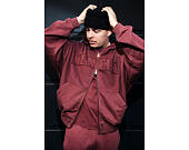 Pullover New Era - Branded Washed Full-Zip Hoody - Burgundy