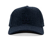 Kappe New Era - MLB Melton Wool 9FORTY A-Frame - LA Dodgers - Navy