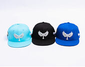 Kappe Reflection Luxury Shine Loud Snapback - Baby Pink / Weiß