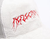 Cap Reflection Luxury Fuzzy Trucker - Oats red