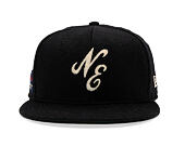 Kappe New Era - 59FIFTY Day - Woll- & Kaschmir-Schriftzug - Schwarz
