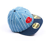 Kappe New Era - 59FIFTY Low Profile Day - Pinstripe Denim Indigo