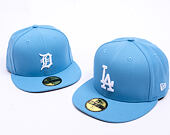 Kappe New Era - MLB Seasonal 59FIFTY - LA Dodgers - Sky Blue / Pink UV