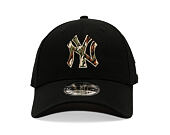 Kappe New Era - MLB Outline Camo 9FORTY - NY Yankees - Black