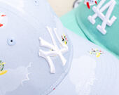 Kinder Kappe New Era - MLB Plane All Over 9FORTY - NY Yankees - Sky Blue