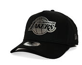 Kappe New Era - NBA Metallic 9FORTY A-Frame - LA Lakers - Black