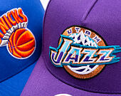 Kappe Mitchell & Ness - Utah Jazz - Double Clutch Pro Snapback Hwc - Purple