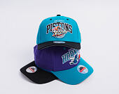 Kappe Mitchell & Ness - NBA Team Arch Snapback - Charlotte Hornets - Purple / Teal