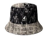 Hut Kangol - TRENDS PACK - Denim Mashup Bucket - Black Topstitch