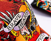 Kappe Ed Hardy - Brave Hearts 6 Panel Metallic Trucker Cap - Samba