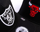 Kappe New Era - 9FORTY A-FRAME SIDE PATCH - Chicago Bulls