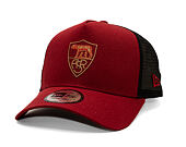 Kappe New Era -  Tonal 9FORTY Trucker - AS Roma - Pinot Red