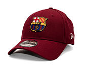 Kappe New Era - Core Logo 9FORTY - Barcelona FC - Cardinal