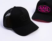Kappe Von Dutch - Trucker - Rubber Logo Black/Black