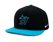 Kappe Nike - Dri-Fit Pro - Miami Marlins - Black 00A/Light Current Blue