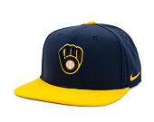 Kappe Nike - Dri-Fit Pro - Milwaukee Brewers - Midnight Navy 44B/Amarillo 78H